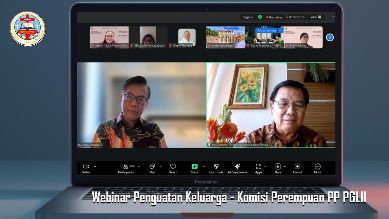 WEBINAR PENGUATAN KELUARGA KOMISI PEREMPUAN PP PGLII